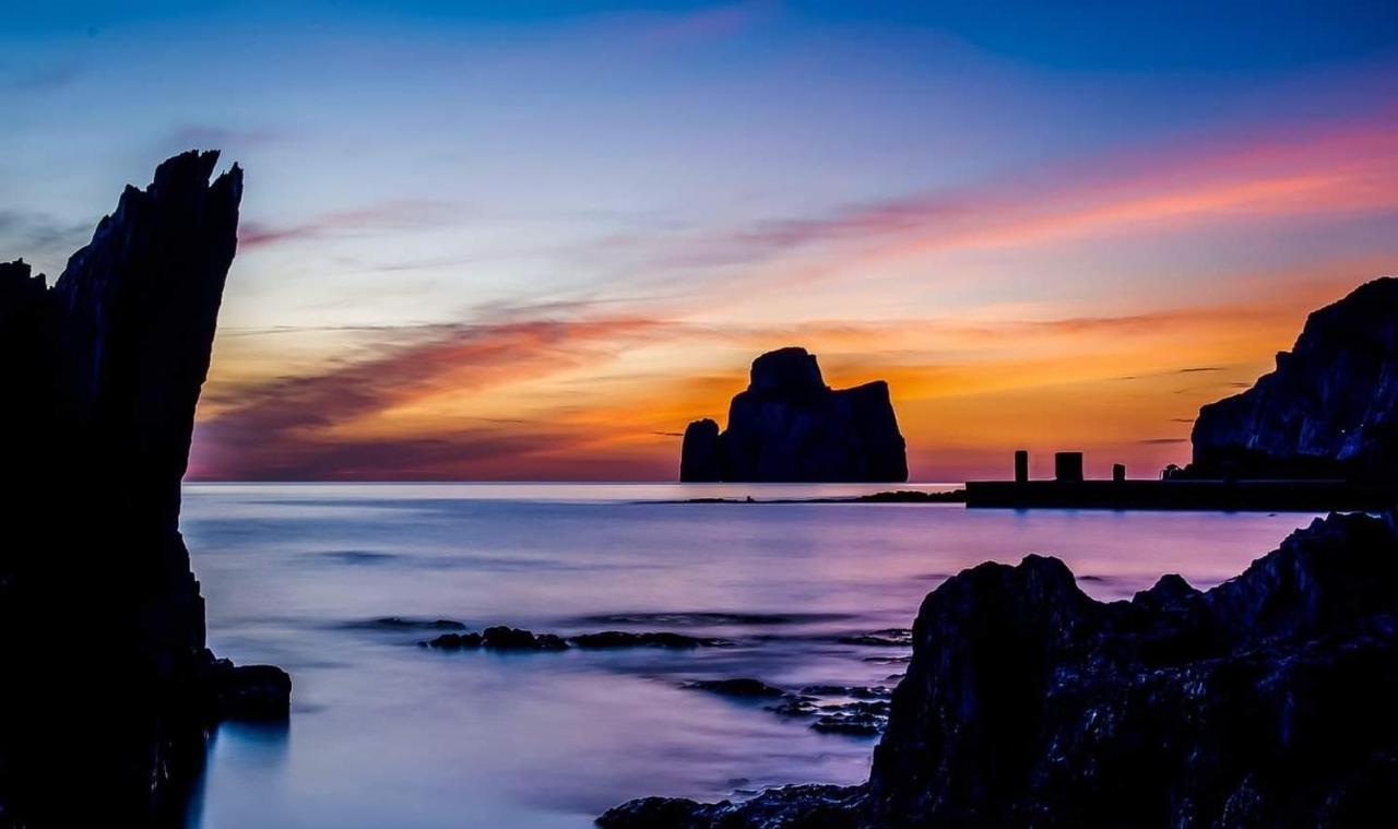 L'Estasi Tanca Piras A Bordo Piscina Con Vista Mare Villa Nebida Buitenkant foto