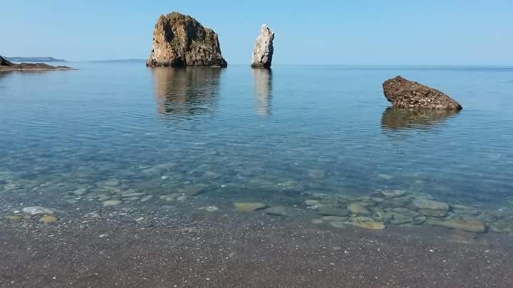 L'Estasi Tanca Piras A Bordo Piscina Con Vista Mare Villa Nebida Buitenkant foto